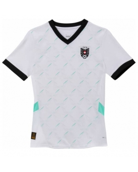 Austria Maglia Gara Trasferta Repliche Europei 2024 Donna